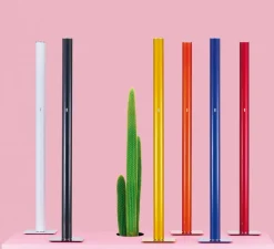 Lampadaire*Artemide Lampadaire, Ilio, , LED, 2700K, 3332lm, dimmable, Ø30cm, H175cm - noir