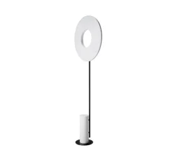 Lampadaire, Iris Totem 60, Marbre blanc, LED, dim, 2700K, 5250 lm, L60cm, H170,4cm - Dix heures dix