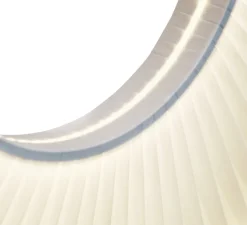 Lampadaire, Iris Tripod 80, blanc & noir, LED, dim, 2700K, 7350 lm, L181,5cm, H78cm - Dix heures dix