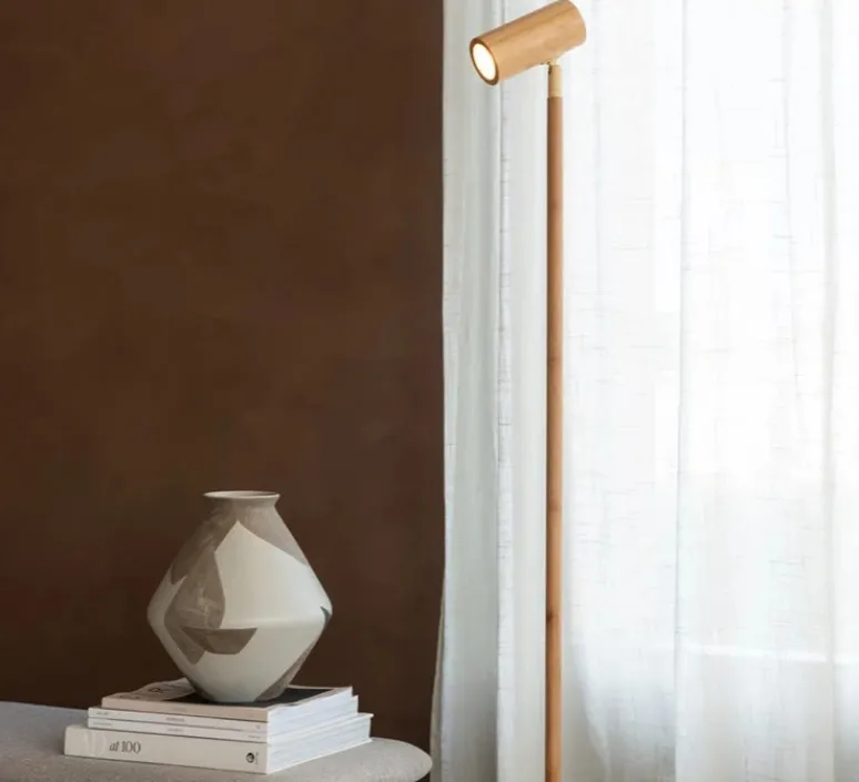 Lampadaire*Good&Mojo Lampadaire, Java, , Ø23cm, H141cm - naturel