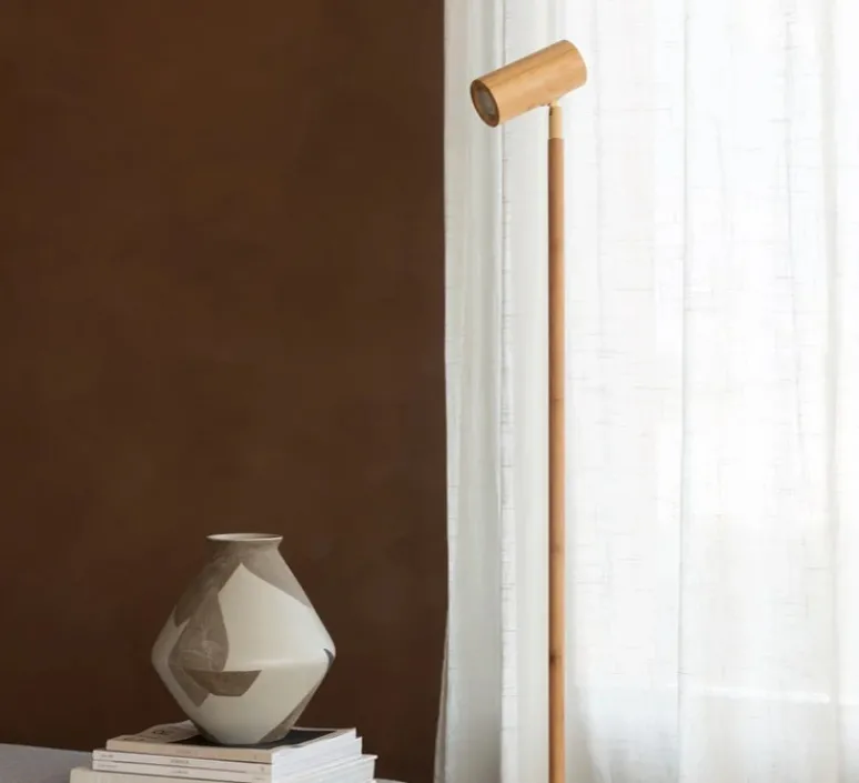 Lampadaire*Good&Mojo Lampadaire, Java, , Ø23cm, H141cm - naturel