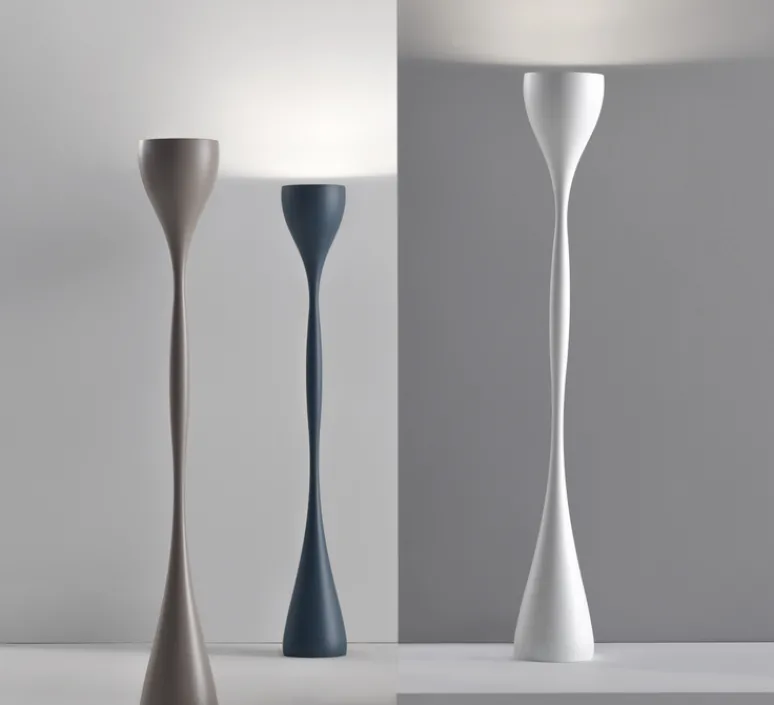 Lampadaire*Vibia Lampadaire, Jazz Pied, , Ø26cm, H190cm - blanc