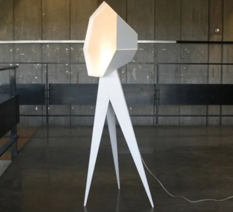 Lampadaire*Fraumaier Lampadaire, Jean, , DIM, H136cm - blanc