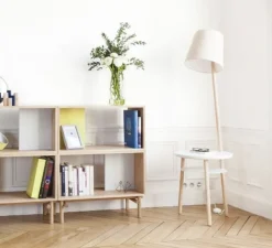 Lampadaire, Josette, blanc, H140cm - Hartô