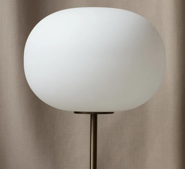 Lampadaire, JWDA , marbre, laiton bruni, Ø39cm, H150cm - Audo Copenhagen
