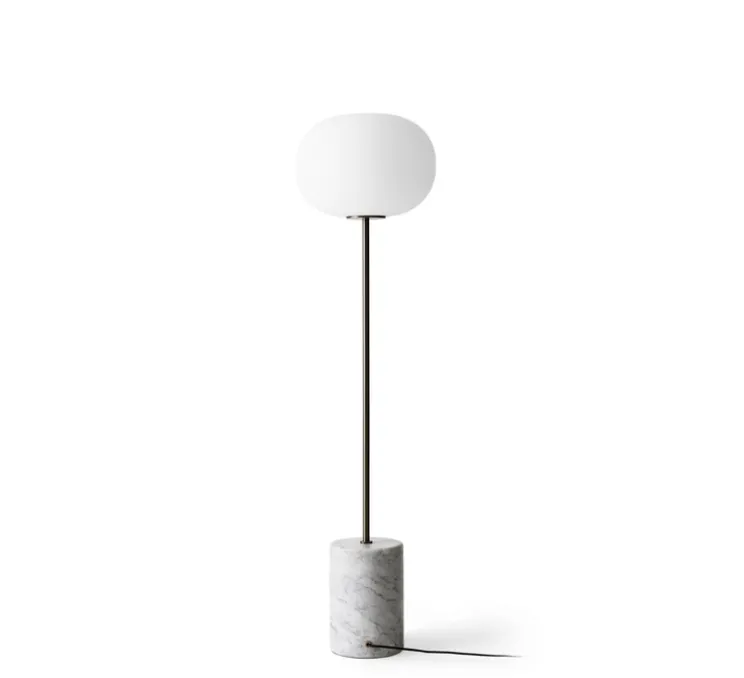Lampadaire, JWDA , marbre, laiton bruni, Ø39cm, H150cm - Audo Copenhagen