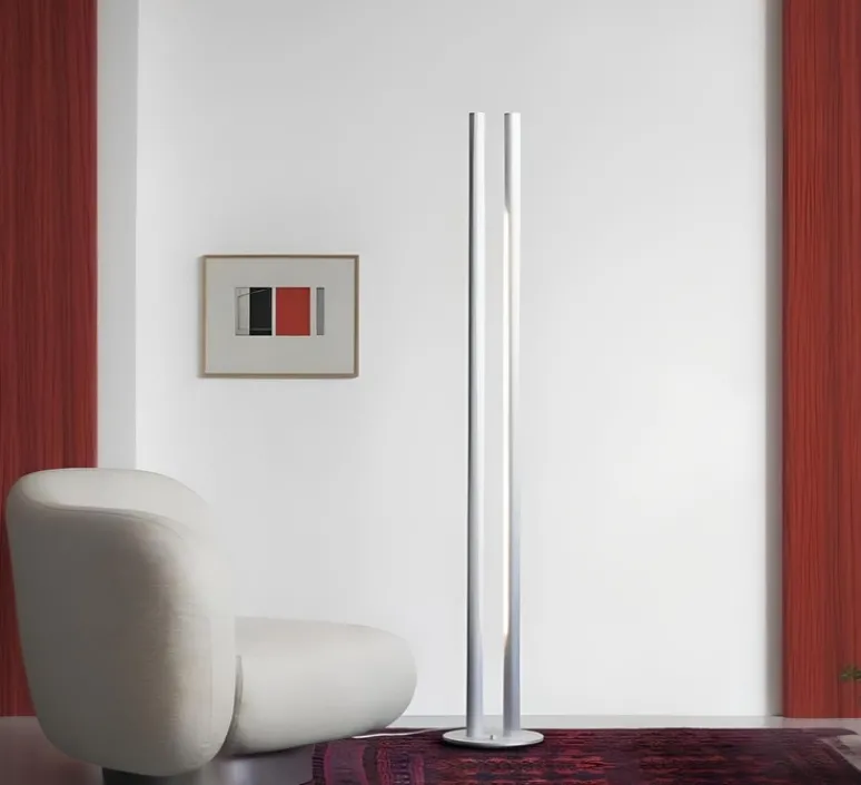 Lampadaire*Valerie_Objects Lampadaire, L1, , LED, Ø30cm, H190cm - blanc