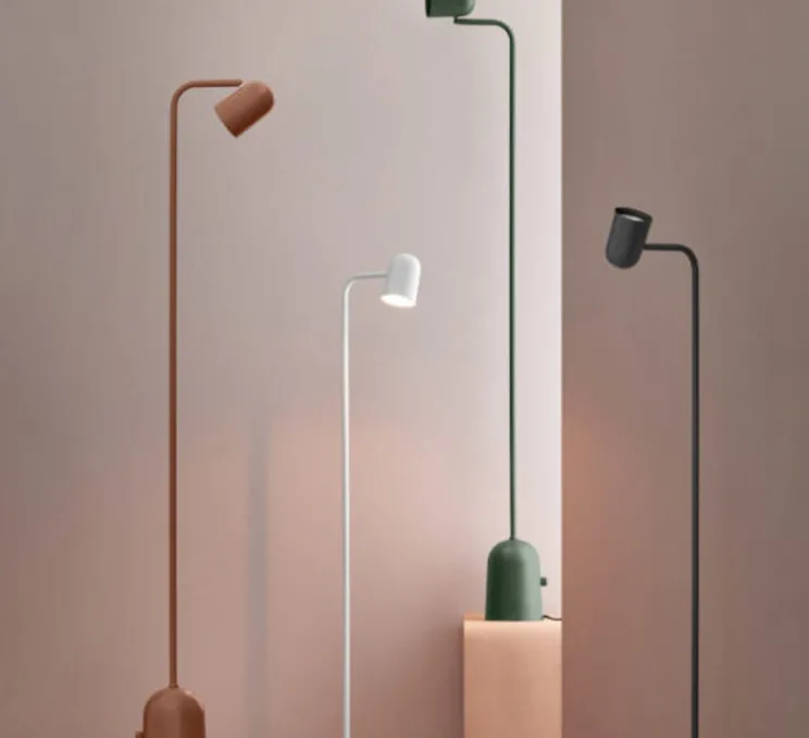 Lampadaire, Lampadaire Buddy, vert, L12,2cm, H130cm - Northern