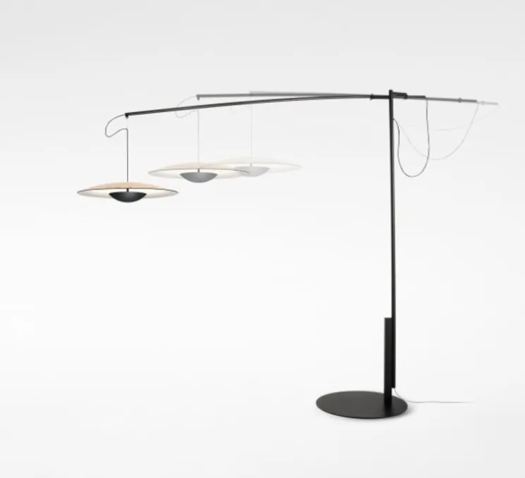 Lampadaire, LED, Ginger XL 42, chêne, LED, 2700K, 3023lm, H187cm - Marset