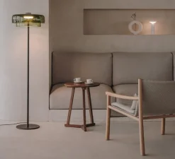 Lampadaire*LEDS C4 Lampadaire, Levels, 2 bodies, , LED, dim, 2700-3000-4000K, 750 lm, Ø42cm, H145cm - Vert