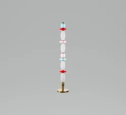 Lampadaire, Léonor, bleu, rouge, opaque, Ø25cm, H145cm - Elements lighting