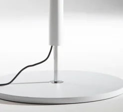 Lampadaire*Stilnovo Lampadaire, Luna, , LED, dim, 2700K, 2804 lm, Ø28cm, H181cm - blanc, chrome