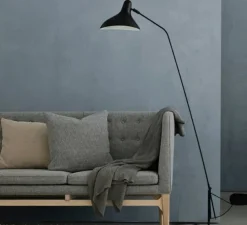 Lampadaire, Mantis BS1, noir, Ø74cm, H155cm - Dcw editions