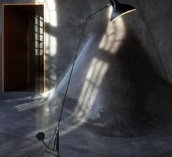 Lampadaire, Mantis BS1, noir, Ø74cm, H155cm - Dcw editions