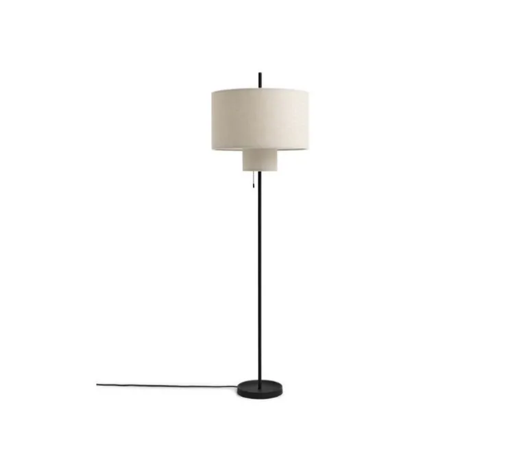 Lampadaire, Margin, beige, Ø46cm, H153cm - New Works