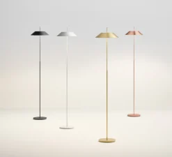 Lampadaire, Mayfair, blanc, LED, 2700K, 417lm, Ø30cm, H147cm - Vibia