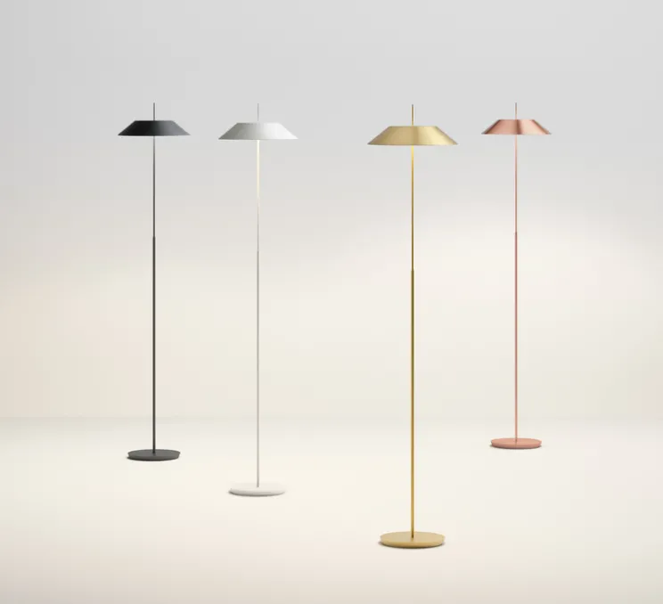 Lampadaire, Mayfair, blanc, LED, 2700K, 417lm, Ø30cm, H147cm - Vibia