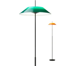 Lampadaire, Mayfair, vert, LED, 2700K, 484lm, Ø30cm, H147cm - Vibia