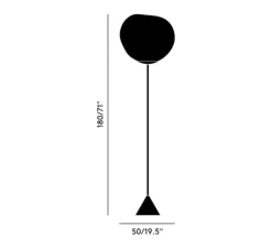 Lampadaire*Tom Dixon Lampadaire, Melt Cone Slim, , LED, 3000K, 800 lm, L50cm, H180cm - or