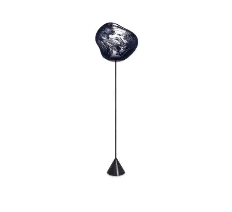 Lampadaire, Melt Cone Slim, gris fumé, LED, 3000K, 800 lm, L50cm, H180cm - Tom Dixon