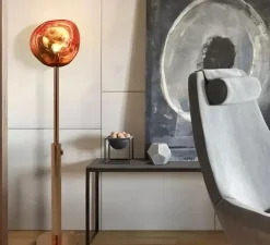 Lampadaire, Melt, cuivre, Ø52cm, H165cm - Tom Dixon