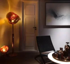 Lampadaire, Melt, cuivre, Ø52cm, H165cm - Tom Dixon