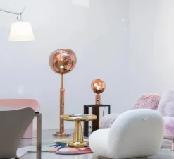 Lampadaire, Melt, cuivre, Ø52cm, H165cm - Tom Dixon