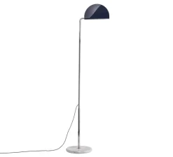 Lampadaire*DCW éditions Paris Lampadaire, Mezzaluna, , LED, dim, 3000K, 6000 lm, L33cm, H2210cm - bleu pétrole