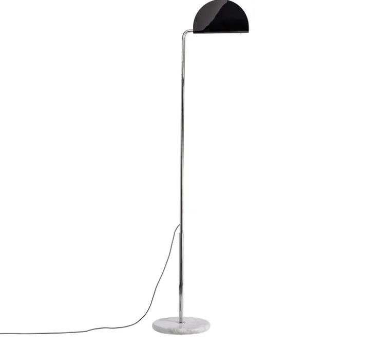 Lampadaire, Mezzaluna, noir, LED, dim, 3000K, 6000 lm, L33cm, H2210cm - DCW éditions Paris