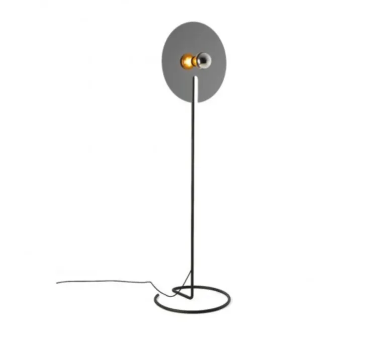 Lampadaire, Mirro floor 2.0, chrome, Ø45cm, H157,5cm - Wever&Ducré