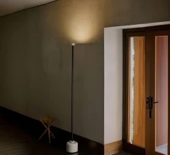 Lampadaire*Astep Lampadaire, Model 1095-3, , LED, 2700K, 1650 lm, Ø20cm, H200cm - gris ardoise