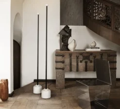 Lampadaire, Model 1095-3, gris ardoise, LED, 2700K, 1650 lm, Ø20cm, H200cm - Astep