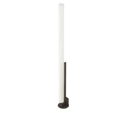 Lampadaire*KDLN Lampadaire, Model-T, , LED, dim, 2700K, 6600 lm, Ø23cm, H185cm - noir brillant