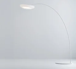 Lampadaire, Mr Magoo, blanc, LED, dim, 3000K, 2794 lm, L184,4cm, H198,5cm - Stilnovo