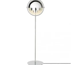 Lampadaire*Gubi Lampadaire, Multi-Lite, , Ø36cm, H148cm - chrome