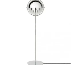 Lampadaire*Gubi Lampadaire, Multi-Lite, , Ø36cm, H148cm - chrome