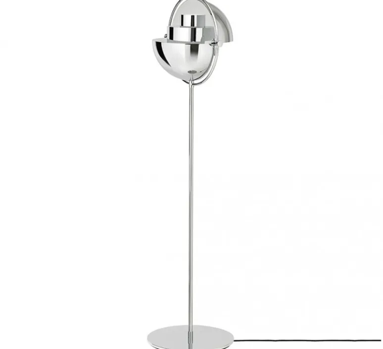Lampadaire*Gubi Lampadaire, Multi-Lite, , Ø36cm, H148cm - chrome
