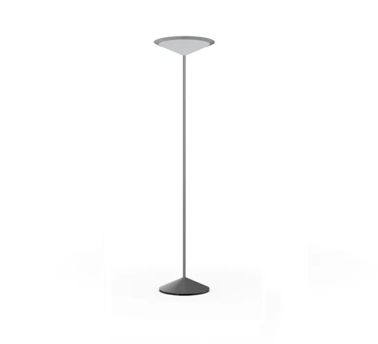 Lampadaire*Penta Lampadaire, Narciso, , LED, dim, 3000K, 1500 lm, Ø32cm, H130cm - gris