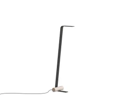 Lampadaire*Tooy Lampadaire, Nastro 563.61, , IP40, LED, dim, 2700K, 1100 lm, L30cm, H145cm - noir texturé, beige