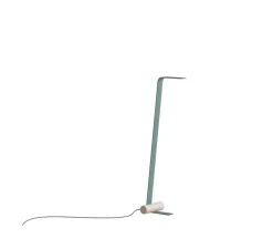 Lampadaire*Tooy Lampadaire, Nastro 563.61, , IP40, LED, dim, 2700K, 1100 lm, L30cm, H145cm - vert-de-gris, beige