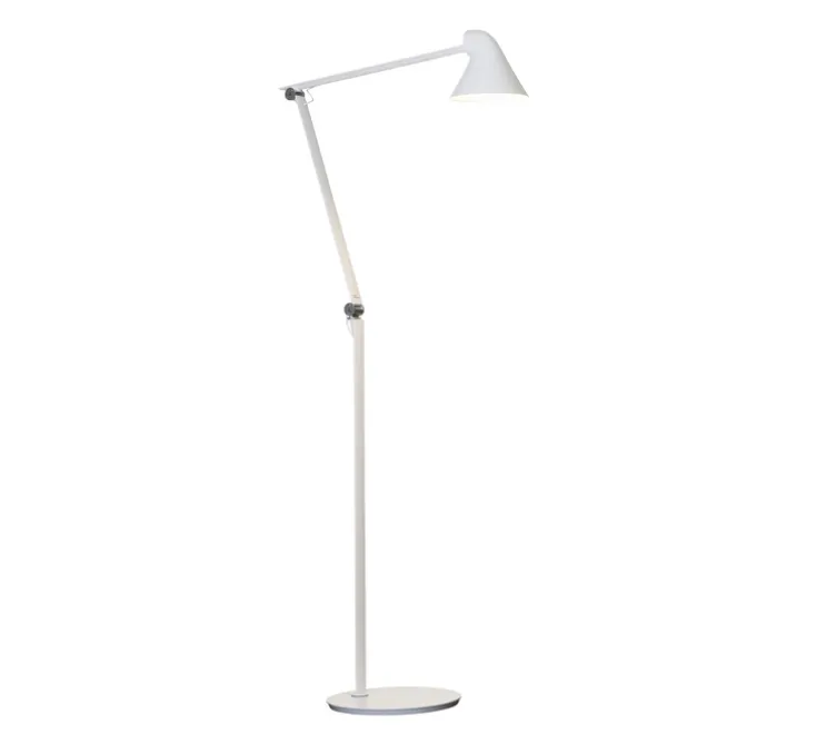 Lampadaire, NJP, blanc, LED, 2700K, 500lm, L121cm, H48cm - Louis Poulsen
