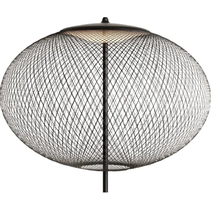 Lampadaire, NR2, Medium, noir, LED, dim, 2700K, 450 lm, Ø56cm, H164cm - Moooi