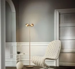 Lampadaire*Light Point Lampadaire, Orbit Floor, , LED, dim, 2700K, 2250 lm, H99,2cm - laiton