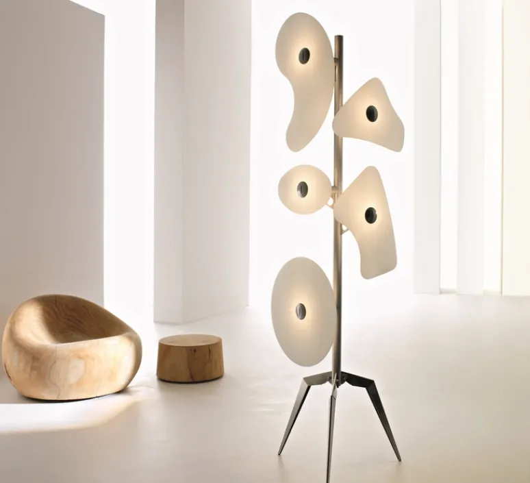 Lampadaire*Foscarini Lampadaire, Orbital, , Ø53cm, H170cm - blanc