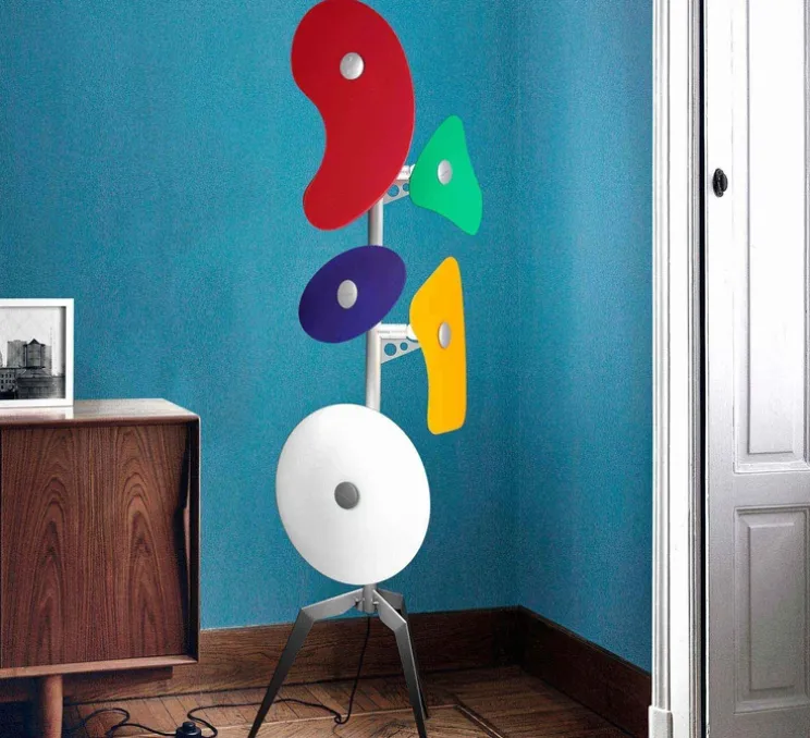 Lampadaire, Orbital, multicolore, Ø53cm, H170cm - Foscarini