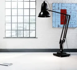 Lampadaire, Original 1227 Giant, noir brillant, Ø45cm, H265cm - ANGLEPOISE