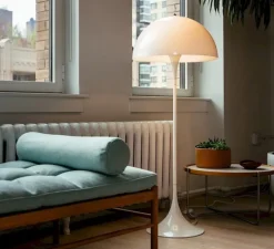 Lampadaire*Louis Poulsen Lampadaire, Panthella , , Ø50cm, H130cm - blanc