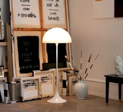 Lampadaire*Louis Poulsen Lampadaire, Panthella , , Ø50cm, H130cm - blanc