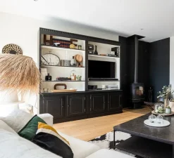 Lampadaire, Papillon XS, noir, L42cm, H150cm - Forestier