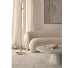 Lampadaire*Axolight Lampadaire, Paralela, vert pin , LED, dim, 2700K, 1103 lm, Ø30cm, H182,1cm - Greige
